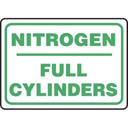 Accuform SAFETY SIGN NITROGEN  FULL MCPG571XL MCPG571XL